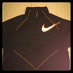 Black & Gold Nike Force warm-up jacket